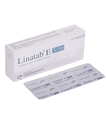 Linagliptin + Empagliflozin (Linatab E 10mg+5mg / 25mg+5mg) Rx