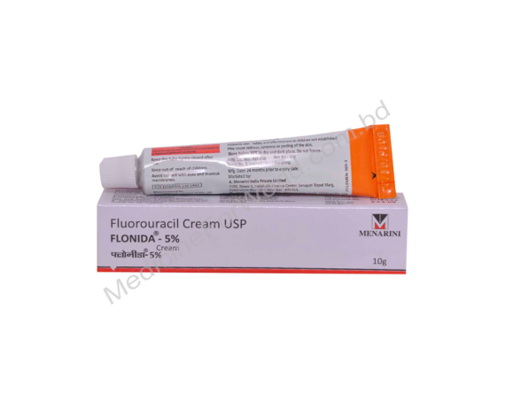 Fluorouracil (Flonida Cream 10gm/ 5%) Rx