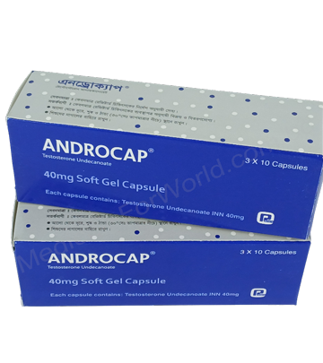 Testosterone Undecanoate (Androcap 40mg) Rx