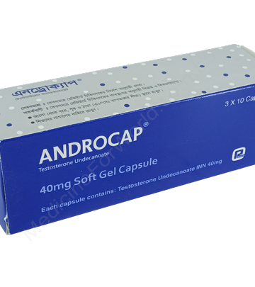 Testosterone Undecanoate (Androcap 40mg) Rx