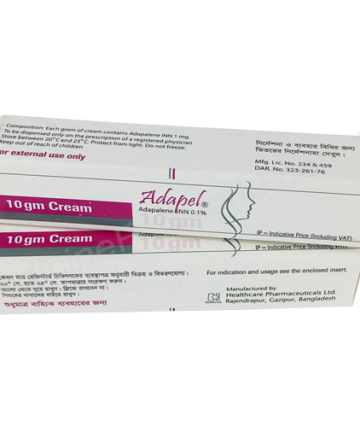 Adapalene (Adapel cream 10gm / 0.1%) Rx