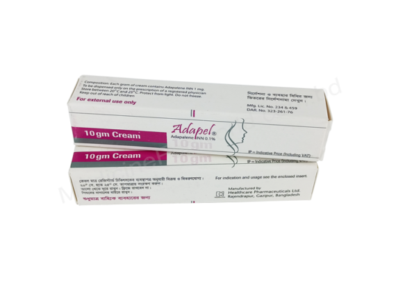 Adapalene (Adapel cream 10gm / 0.1%) Rx
