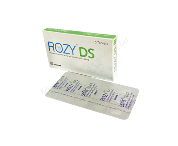 Drospirenone + Estradiol (Rozy DS 1 mg+ 0.5 mg) Rx