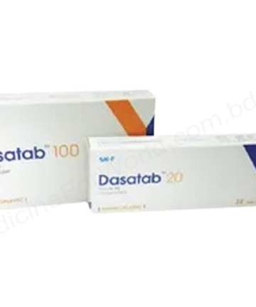 Dasatinib (Dasatab 100mg / 20mg) Rx