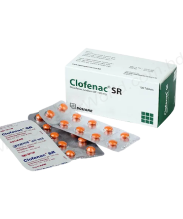 Diclofenac Sodium (Clofenac Sr 100mg) Rx