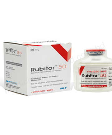 EPIRUBICIN HYDROCHLORIDE (Rubitor 10mg / 50mg) Rx