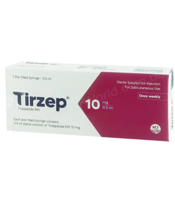 Tirzepatide (Tirzep 10mg/ 0.5ml / 12.5mg/ 0.5ml / 15mg/ 0.5ml / 2.5mg/ 0.5ml / 5mg/ 0.5ml / 7.5mg/ 0.5ml) Rx