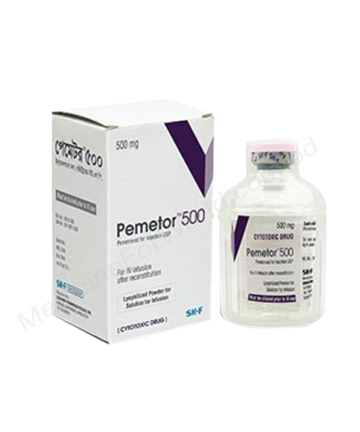 PEMETREXED DISODIUM (Pemetor 100mg / 500mg) Rx