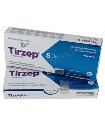 Tirzepatide (Tirzep 2.5mg/ 0.5ml / 5mg/ 0.5ml / 7.5mg/ 0.5ml) Rx