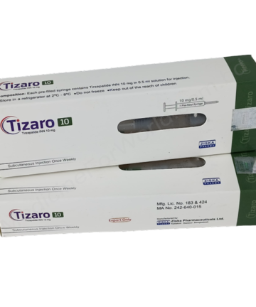 Tirzepatide (Tizaro 10mg/ 0.5ml / 12.5mg/ 0.5ml / 15mg/ 0.5ml / 2.5mg/ 0.5ml / 5mg/ 0.5ml / 7.5mg/ 0.5ml) Rx