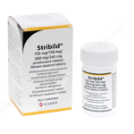 Elvitegravir + Cobicistat + Emtricitabine + Tenofovir disoproxil fumarate (Stribild 150mg + 150mg + 200mg + 300mg) Rx