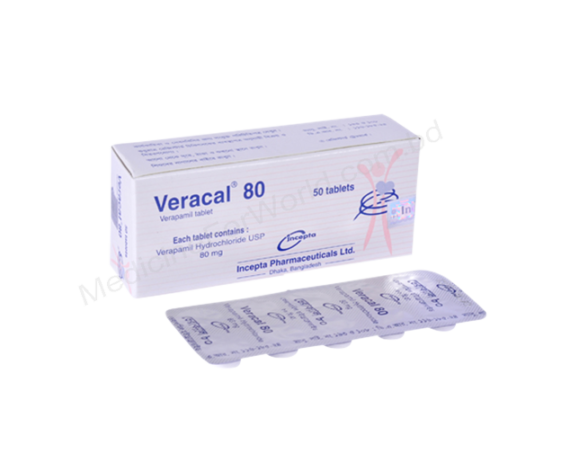 Verapamil (Veracal 40mg / 80mg) Rx