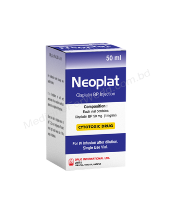 Cisplatin (Neoplat 10mg/ 10ml / 50mg/ 50ml) Rx