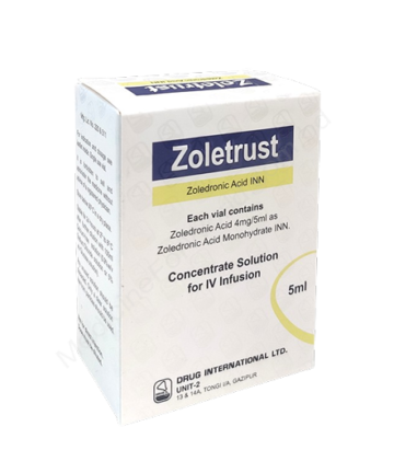Zoledronic Acid Injection (Zoletrust 4mg/ 5ml) Rx