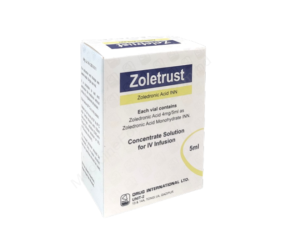 Zoledronic Acid Injection (Zoletrust 4mg/ 5ml) Rx