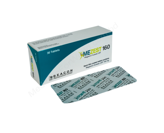 Megestrol Acetate (Mezest 160mg / 40mg) Rx