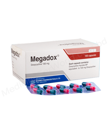 DOXYCYCLINE HYCLATE (MEGADOX 100mg) Rx