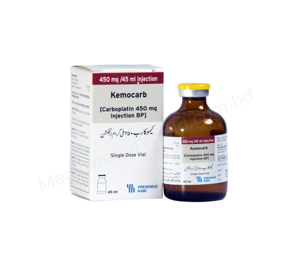 CARBOPLATIN (Kemocarb 150mg 15ml / 450mg 45ml) Rx