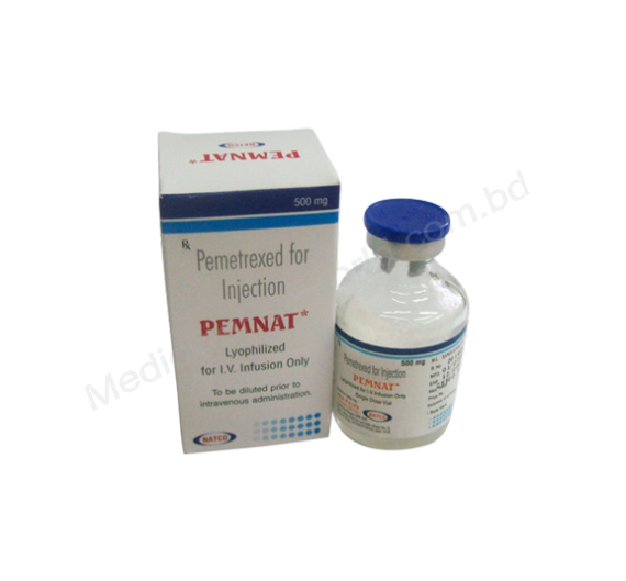 PEMETREXED DISODIUM (Pemnat 500mg) Rx