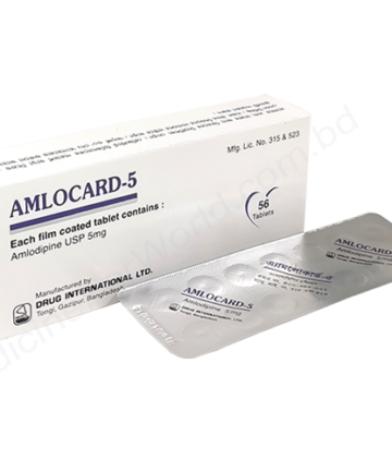 Amlodipine Besilate (Amlocard 10mg / 5mg) Rx