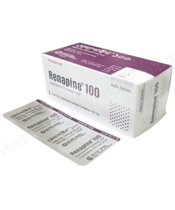 QUETIAPINE FUMARATE (Renapine 100mg / 25mg) Rx