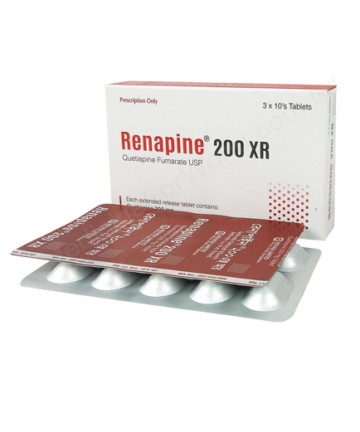 QUETIAPINE FUMARATE ( Renapine XR 200mg / 300mg / 50mg) Rx