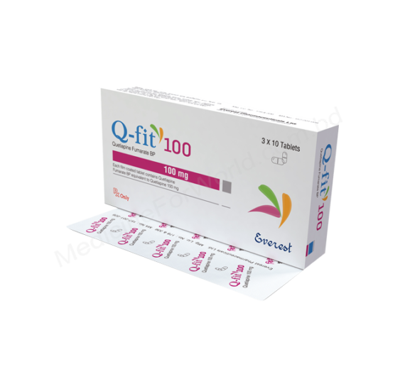 QUETIAPINE FUMARATE (Q-Fit 100mg / 25mg) Rx