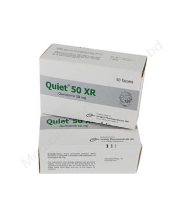 QUETIAPINE FUMARATE (Quiet XR 200mg / 300mg / 50mg) Rx