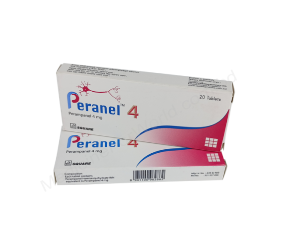 Perampanel (Peranel 2mg / 4mg) Rx