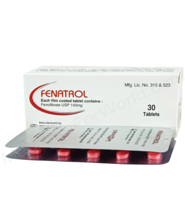 FENOFIBRATE (Fenatrol 145mg) Rx