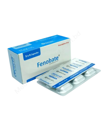 FENOFIBRATE (Fenobate 200mg) Rx