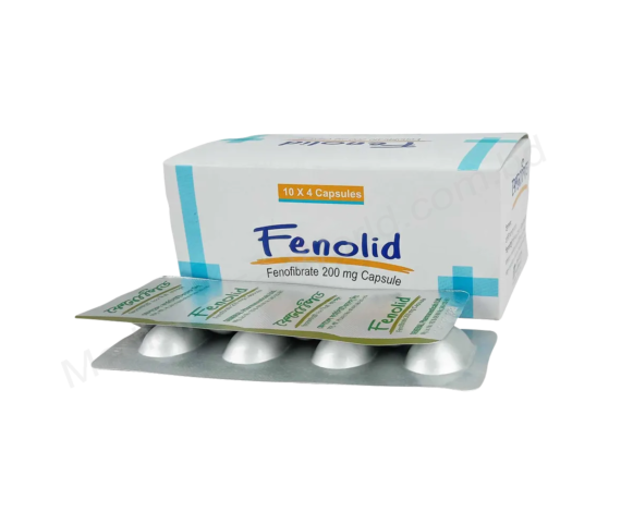 FENOFIBRATE (Fenolid 200mg) Rx