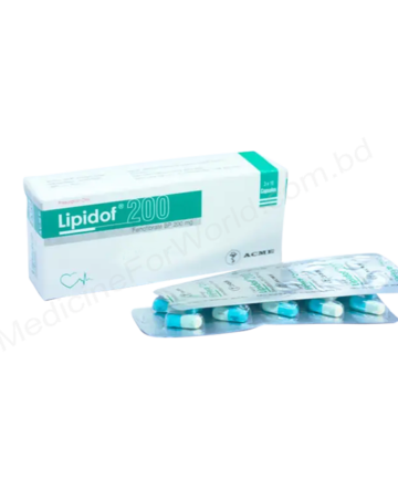 FENOFIBRATE (Lipidof 200mg) Rx