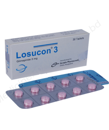 GLIMEPIRIDE ( Losucon 1mg / 2mg / 3mg / 4mg) Rx