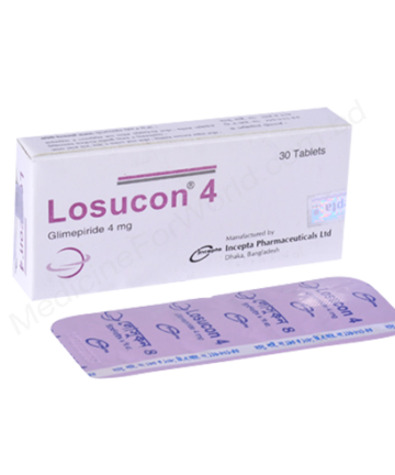 GLIMEPIRIDE ( Losucon 1mg / 2mg / 3mg / 4mg) Rx