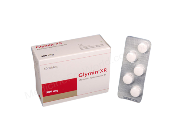 METFORMIN HYDROCHLORIDE (Glymin XR 500mg) Rx