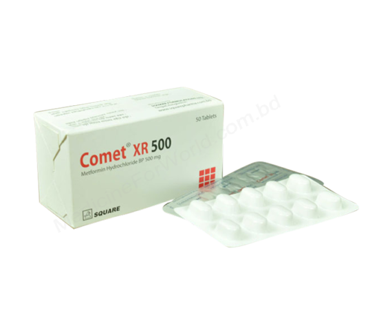 METFORMIN HYDROCHLORIDE (Comet XR 1000mg / 500mg) Rx