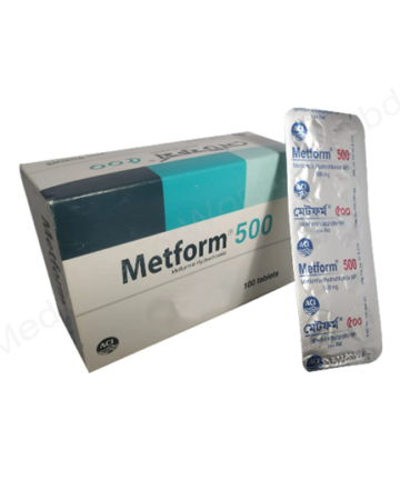 METFORMIN HYDROCHLORIDE (Metform ER 500mg) Rx