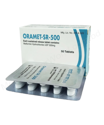 METFORMIN HYDROCHLORIDE (Oramet-SR 1000mg / 500mg) Rx