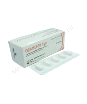 METFORMIN HYDROCHLORIDE (Oramet-SR 1000mg / 500mg) Rx