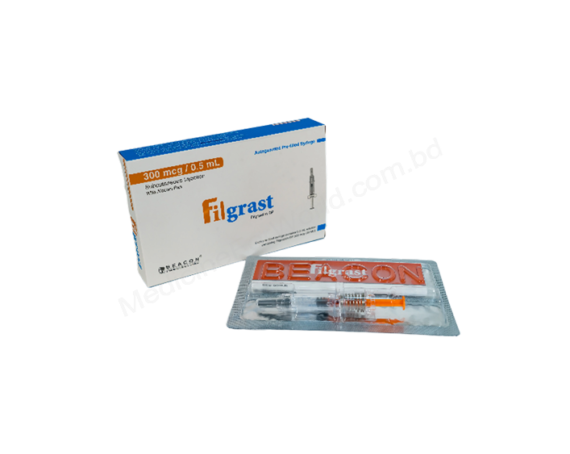 FILGRASTIM (Filgrast 300 mcg/ 0.5ml) Rx