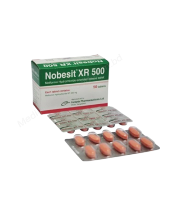 METFORMIN HYDROCHLORIDE (Nobesit XR 1000mg/ 500mg) Rx