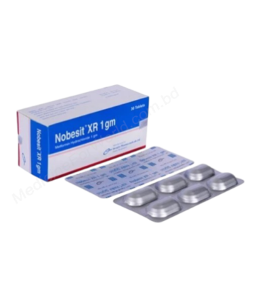 METFORMIN HYDROCHLORIDE (Nobesit XR 1000mg/ 500mg) Rx