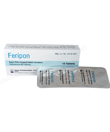 Deferiprone ( Feripon 500mg) Rx