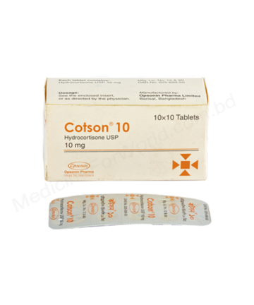 HYDROCORTISONE (Cotson 10mg) Rx