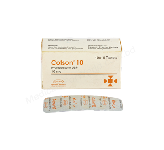 HYDROCORTISONE (Cotson 10mg) Rx