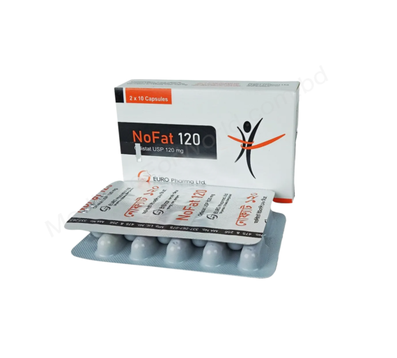 Orlistat (NoFat 120mg) Rx