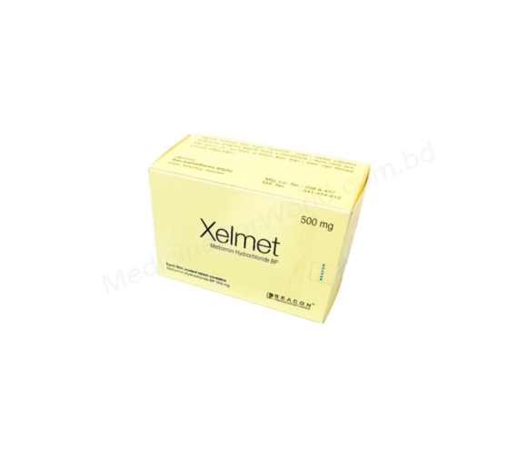 METFORMIN HYDROCHLORIDE (Xelmet 850mg / 500mg) Rx