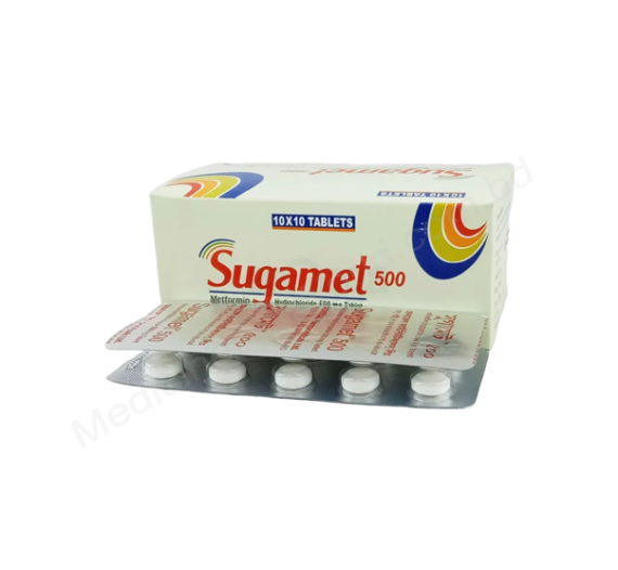 METFORMIN HYDROCHLORIDE (Sugamet 850mg / 500mg) Rx