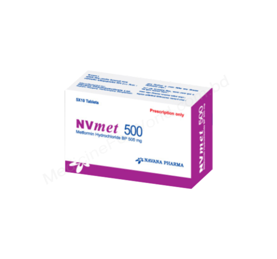 METFORMIN HYDROCHLORIDE (NVmet 500mg / 850mg) Rx